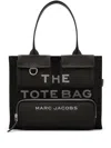 Marc Jacobs The Large Tote Cotton Bag In Black