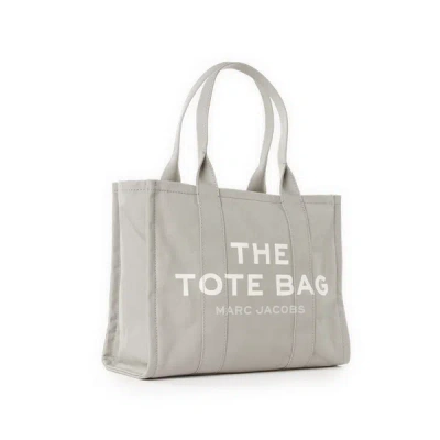 Marc Jacobs The Large Tote Cotton Bag In Gray
