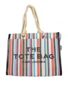 Marc Jacobs The Large Stripe Mesh Rope Tote Bag In Red