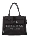 Marc Jacobs The Cargo Canvas Large Tote Bag In Black In Black