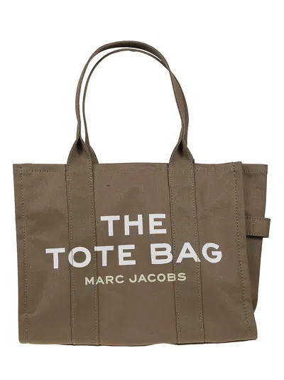 Marc Jacobs The Large Canvas Tote Bag - B In Slate Green