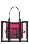 MARC JACOBS THE LARGE TRANSPARENT TOTE