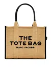 Marc Jacobs Tote The Large Natural Raffia Letters Black In 中性色