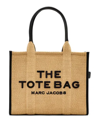 Marc Jacobs The Large Woven Tote Bag In 中性色