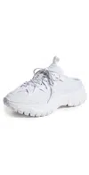Marc Jacobs The Lazy Hiker Mules In Cotton White