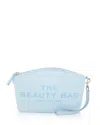 Marc Jacobs The Leather Beauty Bag In Cloud Blue