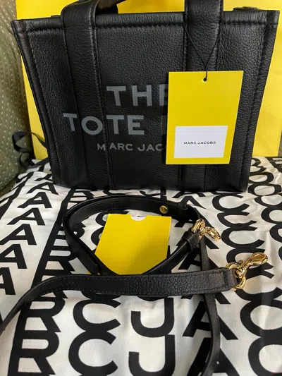 Pre-owned Marc Jacobs The Leather Black Tote Bag/cross-body/ Extremely Elegant