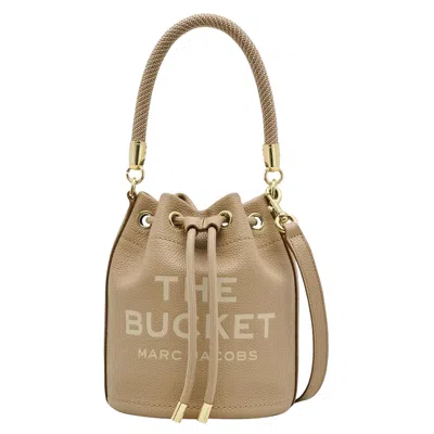 Pre-owned Marc Jacobs The Leather Bucket Bag 'camel' | Tan | Women's Size Onesize In Brown