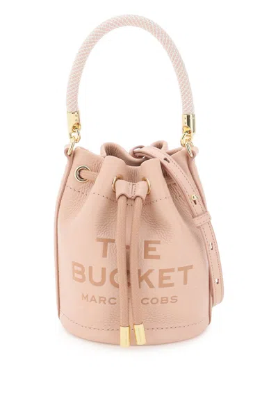 Marc Jacobs The Leather Bucket Bag In Nude