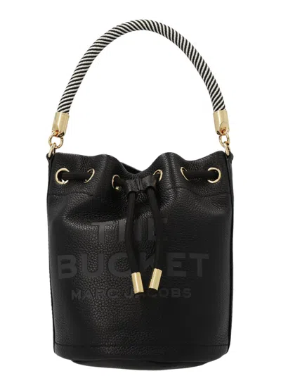 Marc Jacobs The Leather Bucket Bag Shoulder Bags Black