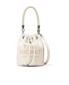 Marc Jacobs The Leather Bucket Bag In White