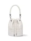 Marc Jacobs The Leather Bucket Bag In Cream