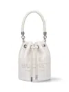 Marc Jacobs The Leather Bucket Bag In Cream