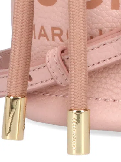 Marc Jacobs The Leather Bucket Mini Handbag In Pink