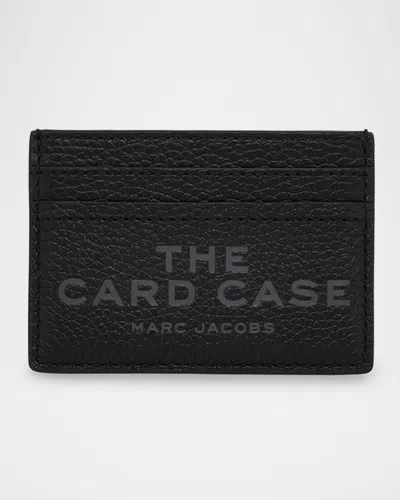 Marc Jacobs The Leather Card Case In Black