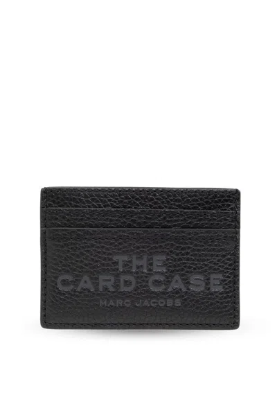 Marc Jacobs The Leather Card Case In Black