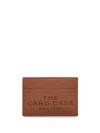 Marc Jacobs The Leather Card Holder In Brown