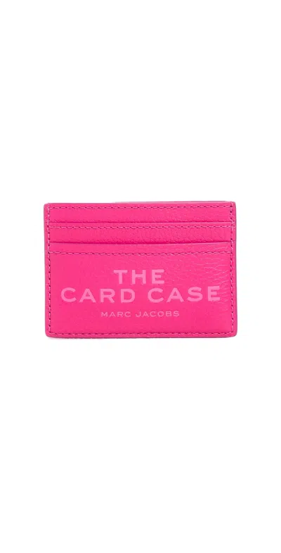 Marc Jacobs The Leather Card Case Hot Pink