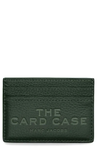 Marc Jacobs The Leather Card Case In Ivy