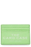 Marc Jacobs The Leather Card Case In Peppermint