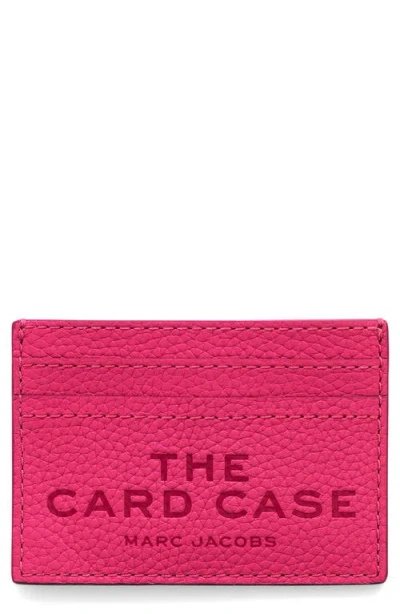 Marc Jacobs The Leather Card Case In Pink