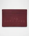 Marc Jacobs The Leather Card Case In Red