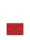 Marc Jacobs The Leather Card Case In Red