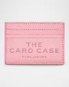 Marc Jacobs The Leather Card Case In Bow Pink