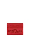 Marc Jacobs Red 'the Leather Card Case' Card Holder In True Red