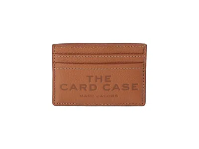 Marc Jacobs The Leather Card Case Wallet Handbags Argan Oil: One Size In Brown
