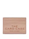 Marc Jacobs The Leather Card Case Wallet In Pink