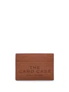 Marc Jacobs The Leather Card Holder In Brown