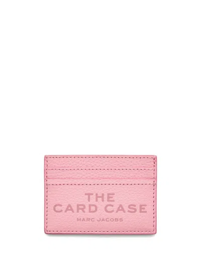 Marc Jacobs The Leather Card Holder In Pink