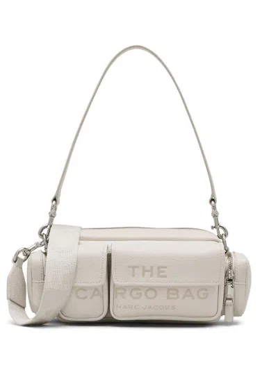 Marc Jacobs The Leather Cargo Bag In Cotton/silver