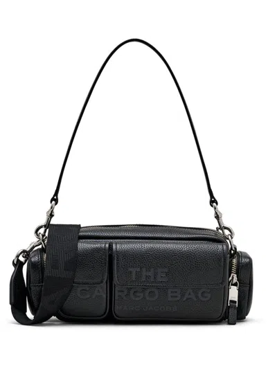 Marc Jacobs 'the Leather Cargo Bag' Shoulder Bag In Black Leather