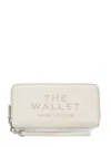 Marc Jacobs The Leather Continental Wallet In Neutrals