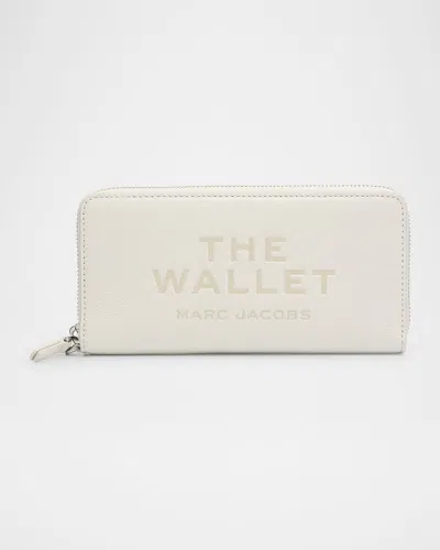 Marc Jacobs The Leather Continental Wallet In White