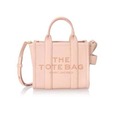 Marc Jacobs The Leather Crossbody Tote Bag - Rose In Pink