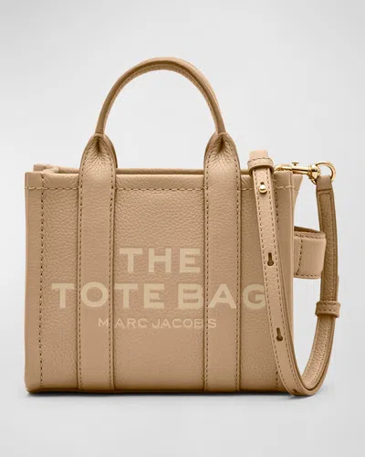 Marc Jacobs The Leather Crossbody Tote Bag In Camel
