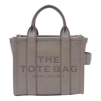 Marc Jacobs The Leather Crossbody Tote Bag In Cement
