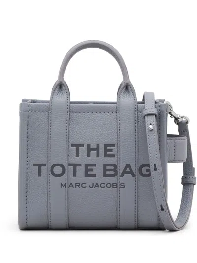 Marc Jacobs The Leather Crossbody Tote Bag In Grey