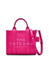 Marc Jacobs The Leather Crossbody Tote Bag In Hot Pink/nickel