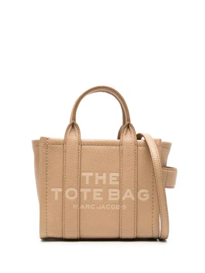 Marc Jacobs The Leather Crossbody Tote Bag In Nude & Neutrals