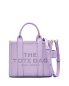 Marc Jacobs The Leather Medium Tote Bag In Wisteria