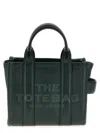 Marc Jacobs Compact Leather Tote With Embossed Signature Detail In Green
