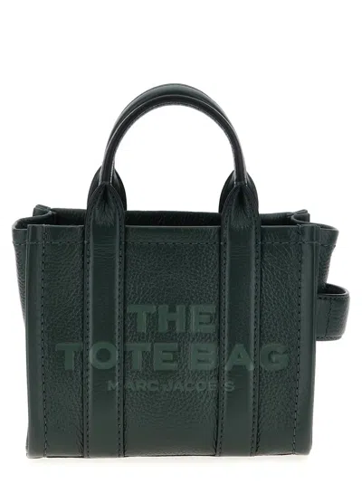 Marc Jacobs 'the Leather Crossbody Tote' Crossbody Bag In Green
