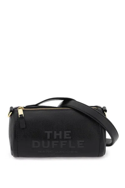 Marc Jacobs The Leather Duffle Bag In Nero