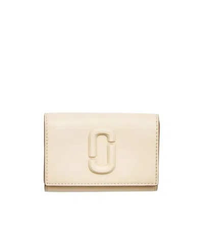 MARC JACOBS MARC JACOBS THE LEATHER J MARC LOGO-PLAQUE WALLET