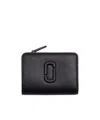 Marc Jacobs Black Leather Mini The Utility Snapshot Dtm Wallet In Black