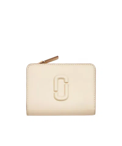 MARC JACOBS MARC JACOBS THE LEATHER J MARC MINI COMPACT WALLET